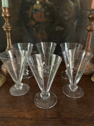 Vintage French Crystal Everyday Glasses