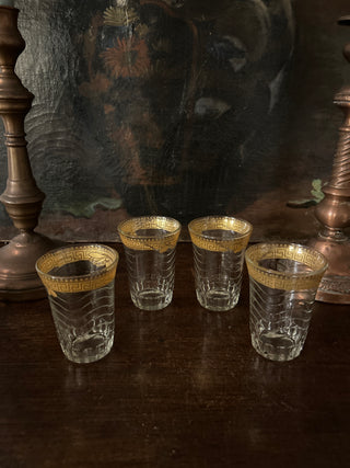 Charming Set of Moroccan Tea Glasses