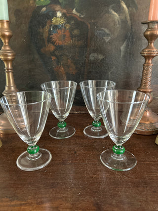 Vintage French Crystal Everyday Glasses