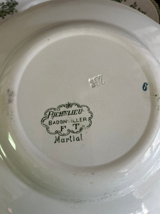 Vintage French Martial Large Soup/Salad Bowls