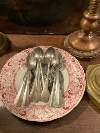 Vintage French Classic Silver Teaspoons