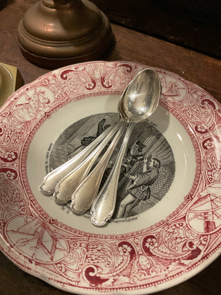 Vintage French Classic Silver Teaspoons
