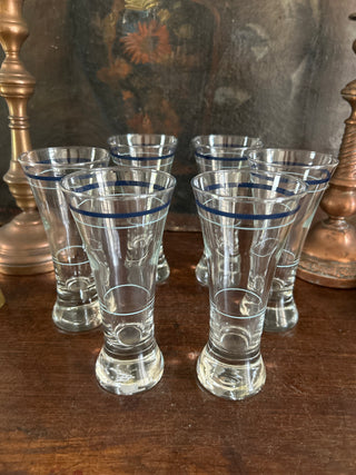 Vintage French Bistro Bar Glasses