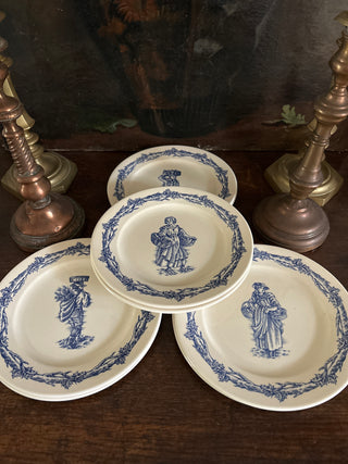 Vintage French Charming  Salad/Dessert Plates