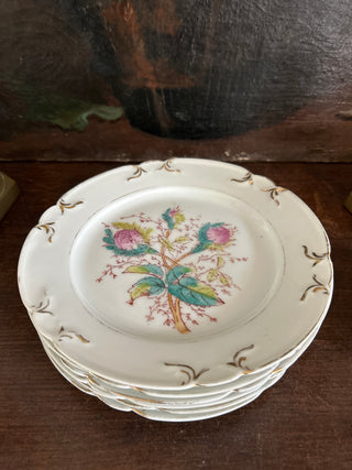 Vintage French Charming Salad/Dessert Plates