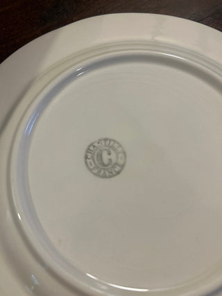 Vintage French Asparagus Artichoke Plates