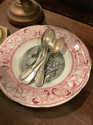 Vintage French Classic Silver Teaspoons