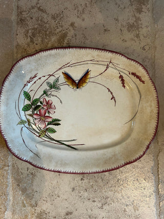 Rare Papillon Large Rectangular Serving Platter
