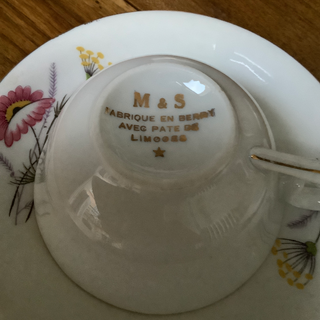 Vintage French Charming Limoges Floral Café /Tea Set