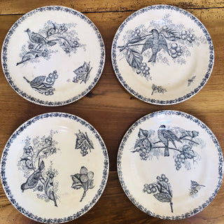 Vintage Belgian Transferware Nimy Rare Dinner Plates Set#1