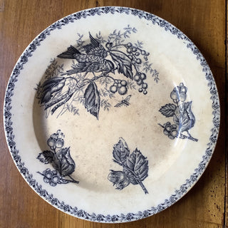 Vintage Belgian Transferware Nimy Round Serving Platter