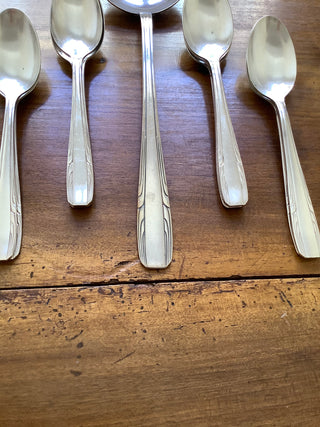 Vintage French Art Deco Silver Soupe Serving Set