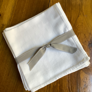 Vintage French Bistro Cocktail Napkins Set 11
