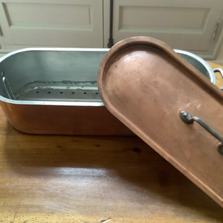 Vintage French Copper Fish Poacher