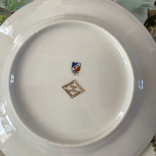 Vintage French Limoges Fish Motif Dinner Plates Set#1