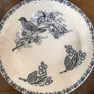 Vintage Belgian Transferware Rare Nimy Rimmed Bowls Set#1 Set of 4