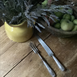 Vintage French Silver Carving Set