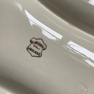 Vintage French Asparagus Artichoke Plate