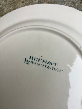 Vintage French Asparagus Artichoke Plates
