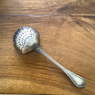 Vintage French Silver Powdered Sugar Spoon