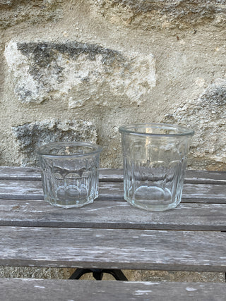 Vintage French One of a Kind Jam Jars Set of Two