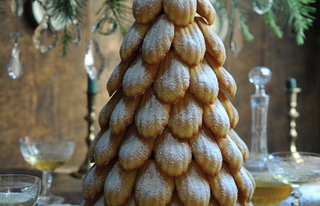 French Madeleines Christmas Tree Centerpiece
