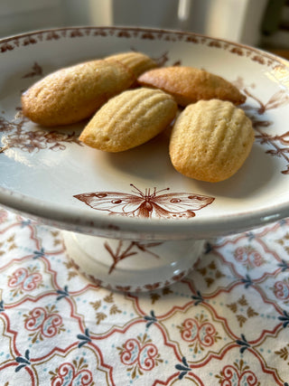 Madeleines on Vintage French Cake Plate