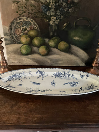Vintage French Large Oval Platter