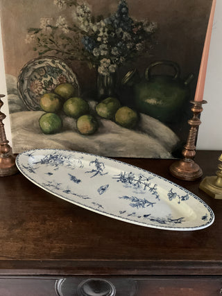 Vintage French Large Oval Platter