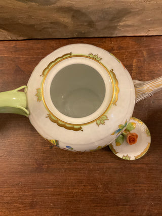 Vintage Herend Queen Victoria Teapot