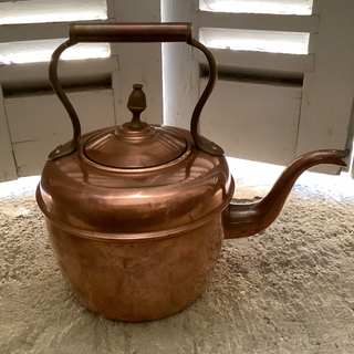 Vintage Moroccan Copper Tea Kettle