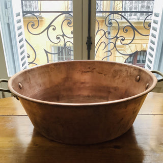 Vintage French Copper Confiture Pot