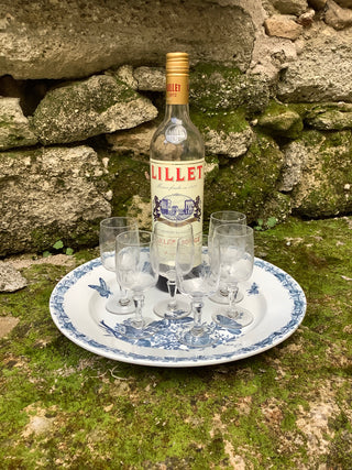 Vintage French Crystal Aperitif Glasses