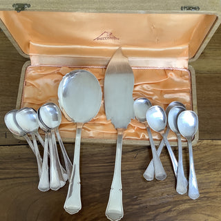 Vintage French Ice Cream Service Set