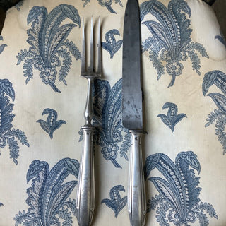 Vintage French Silver Carving Set